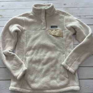 Patagonia Re-tool snap t pullover Women’s XS Cream Color